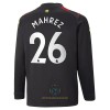 Maglia da Calcio a Maniche Lunghe Manchester City Mahrez 26 Trasferta 2022-23 per Uomo